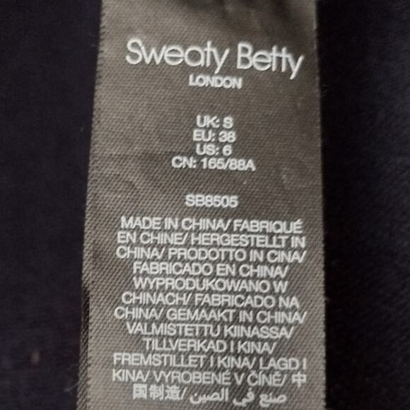 Sweaty Betty | OVERSIZED Dark Blue Cora Longline Cardigan with Pockets - Picture 7 of 9